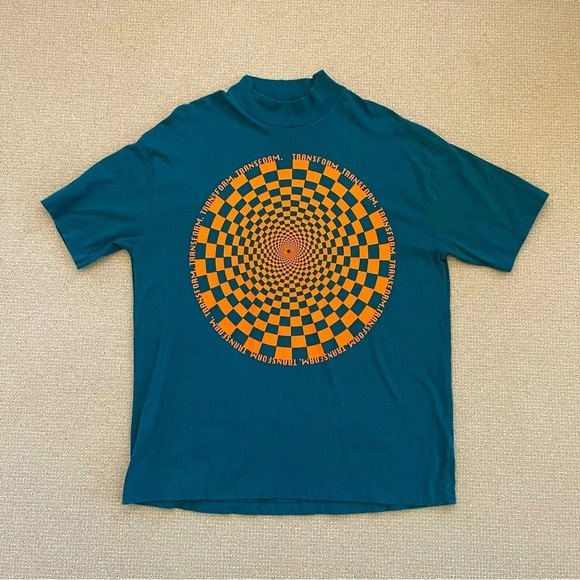 Urban Outfitters Green and Orange T-Shirt - Picture 1 of 6